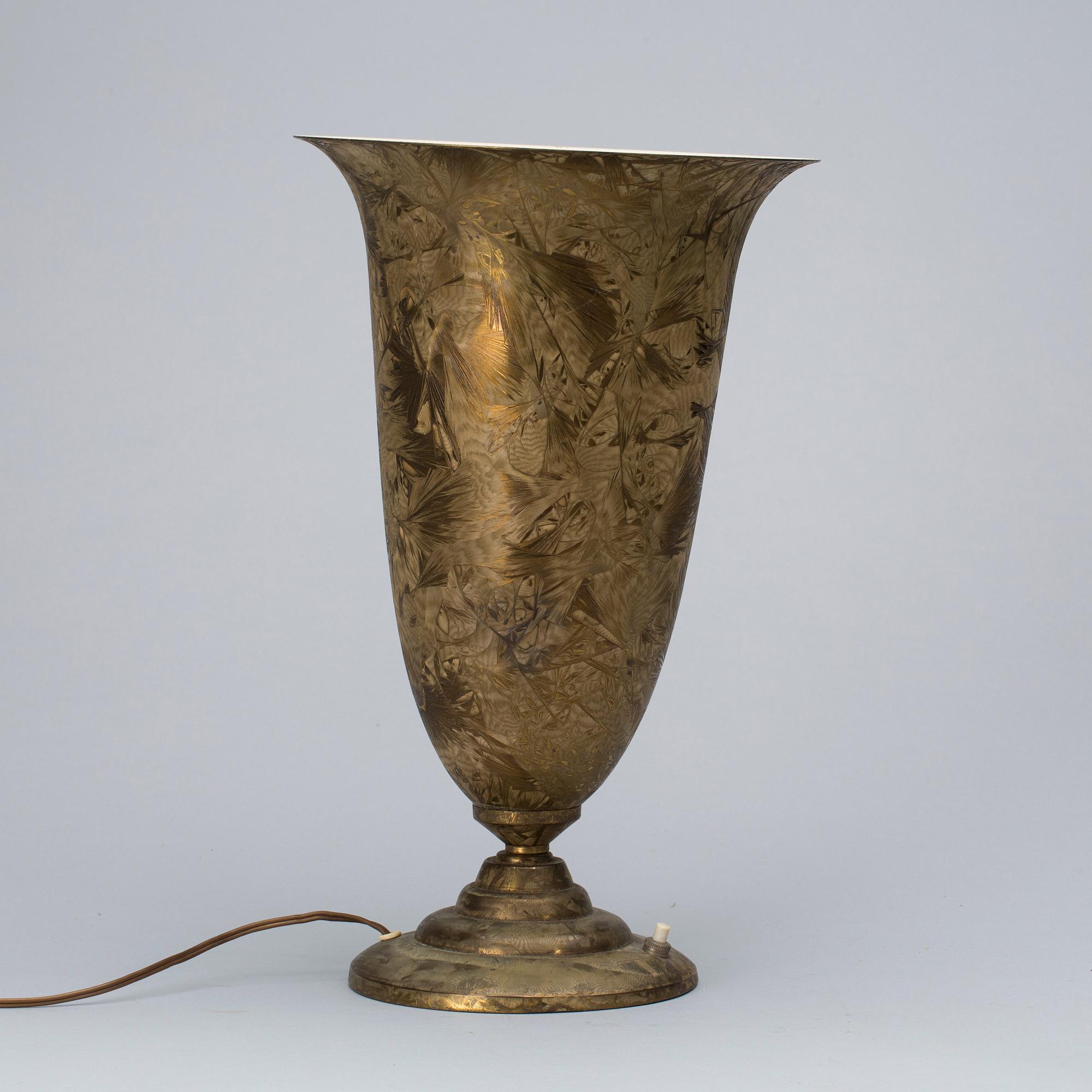 BORDSLAMPA, 1930-tal.