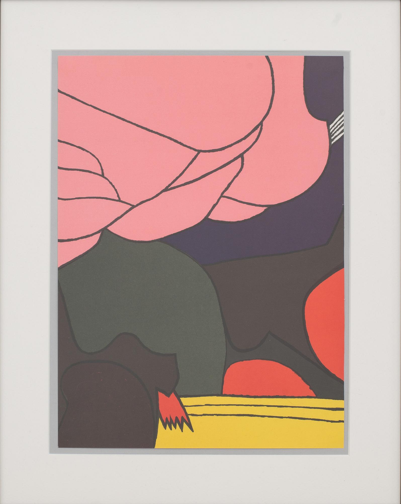 A JOAN GARDY ARTIGAS LITHOGRAPHE IN COLOURS, from Derrière le Miroir no 250 1982.