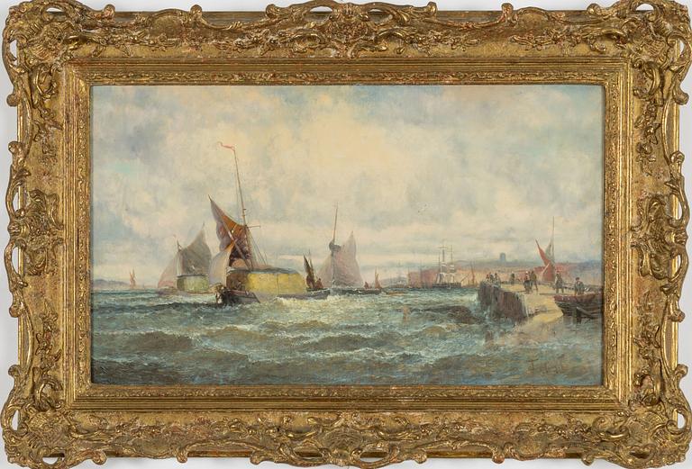 Charles Thornley, Themsen Barges med halmlast.