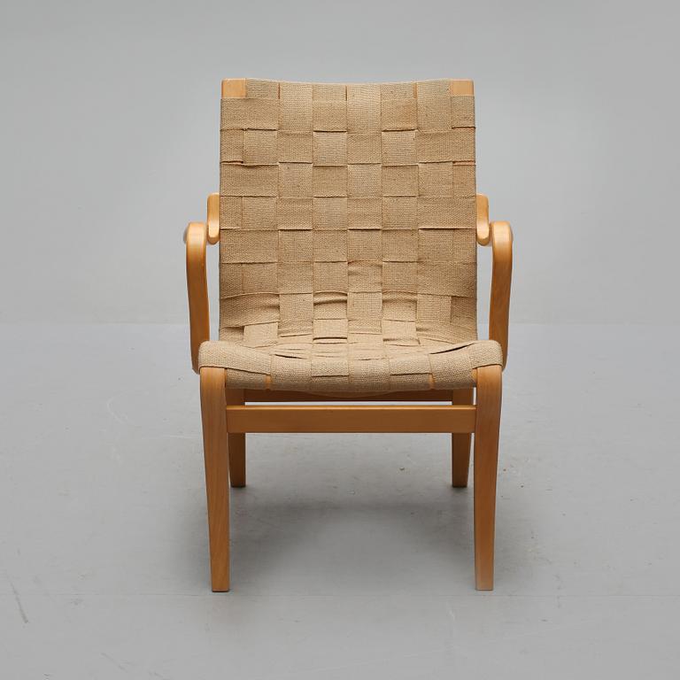 FÅTÖLJ, "Mina", Bruno Mathsson, Mathsson International, Värnamo, 1992.