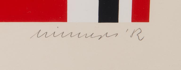 Jo Niemeyer, a set of three serigraphs, signed and dated -82, numbered 52-53/60.