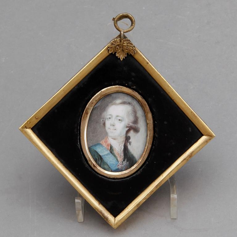 MINIATYR, gouache, 1700-talets slut.