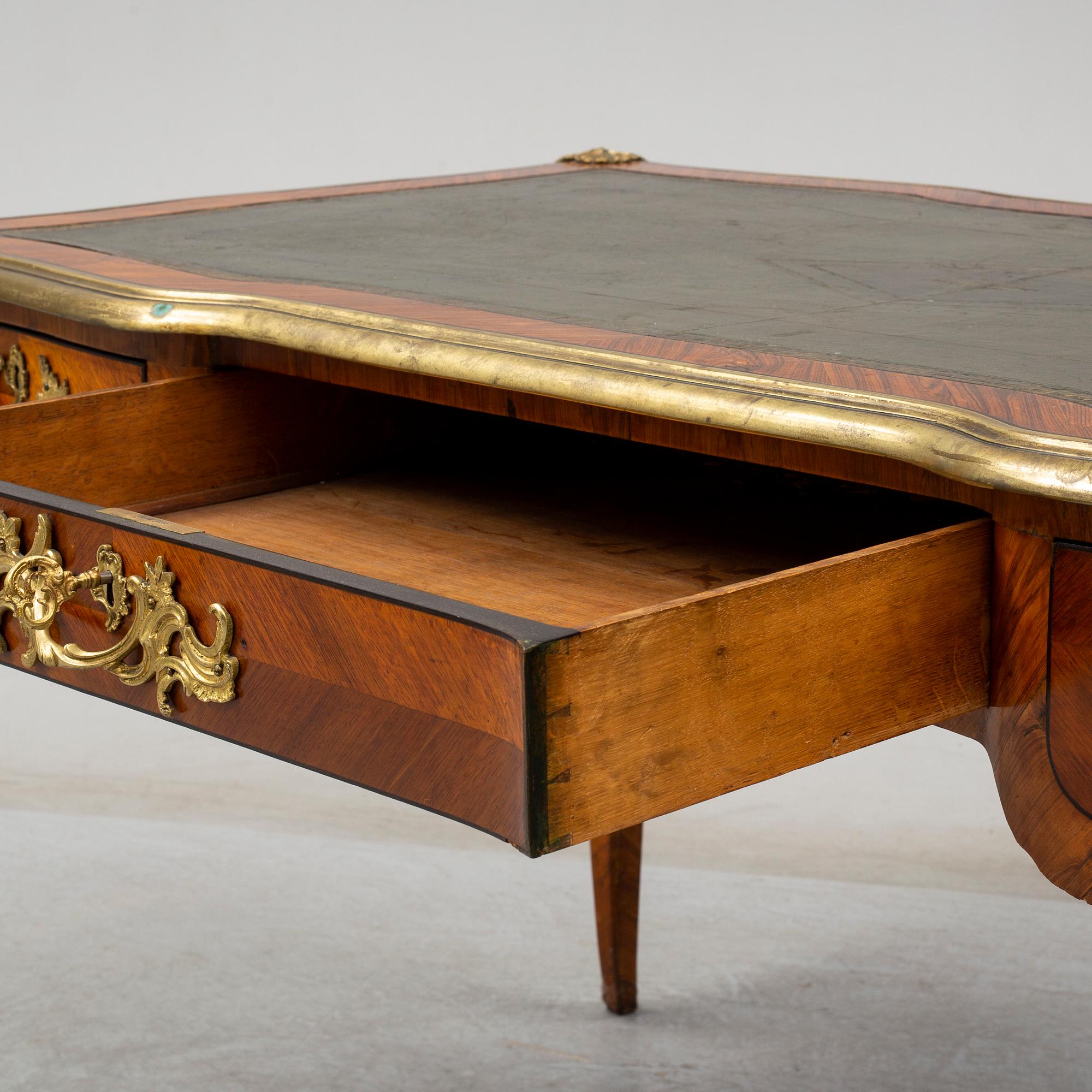 A second half 19th century Louis XV-style writing desk.