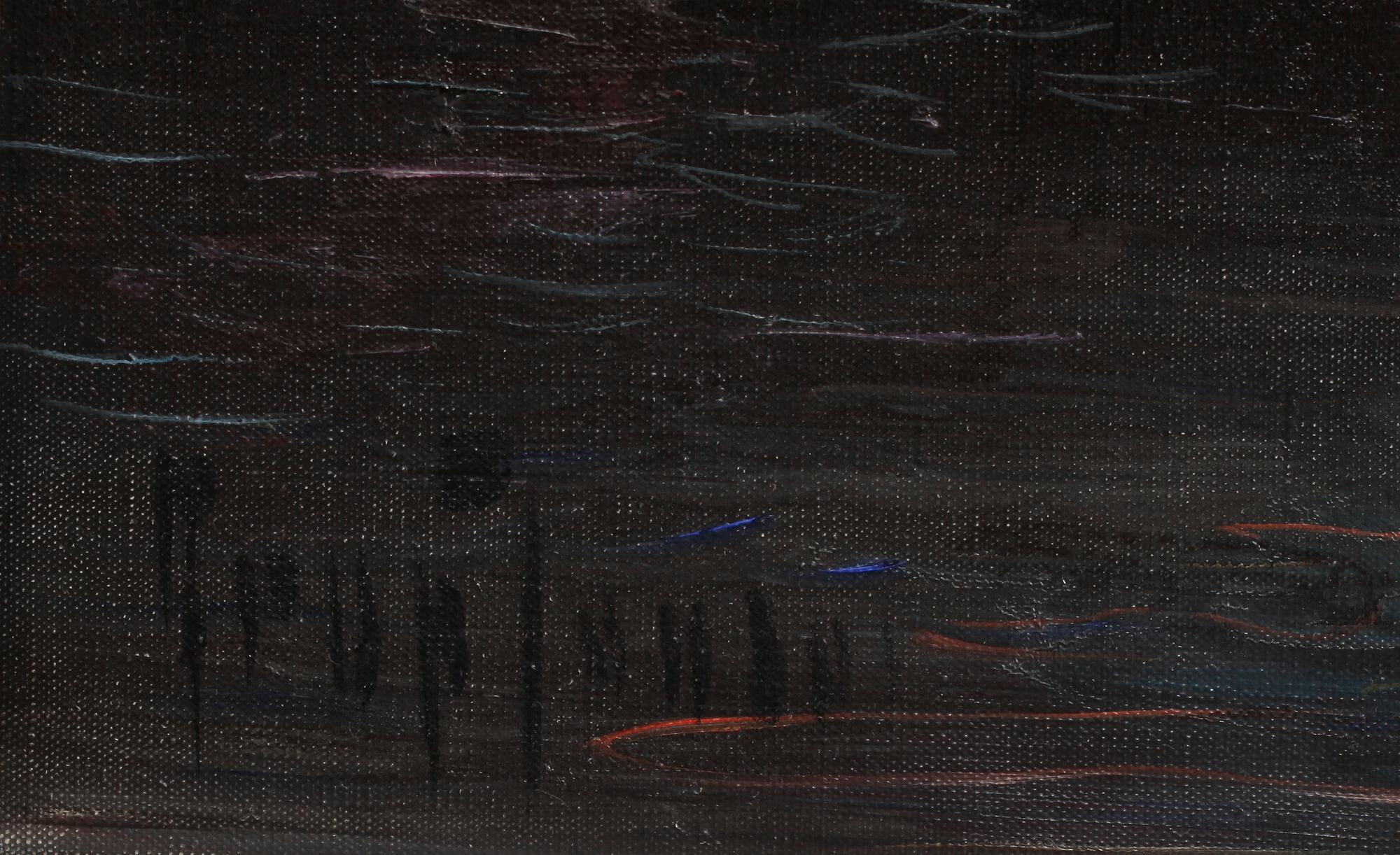 ARUP JENSEN, olja på duk, sign.