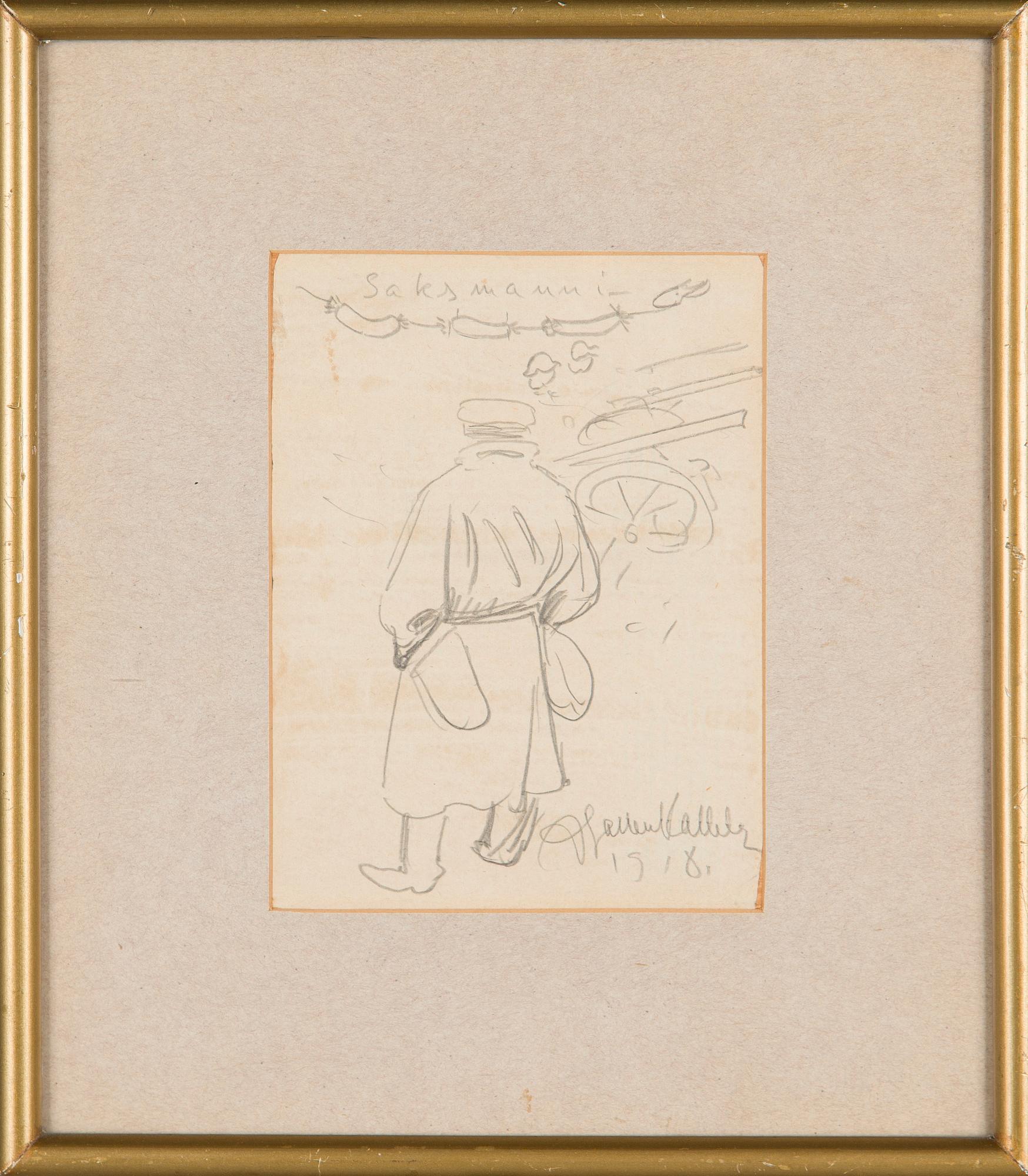 Akseli Gallen-Kallela, "Saksmanni".