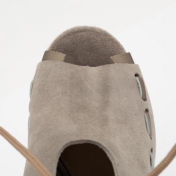 ACNE, a pair of 'Halo' wedge sandals, size 37.