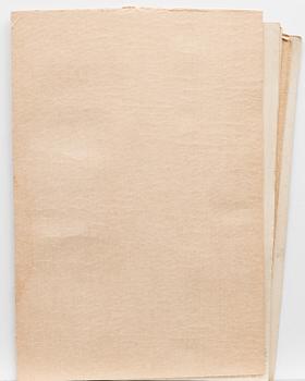 AKVARELLER/RITNINGAR, 3 st. tillskrivan Carl Ludwig Engel (1778-1840), ej signerade.