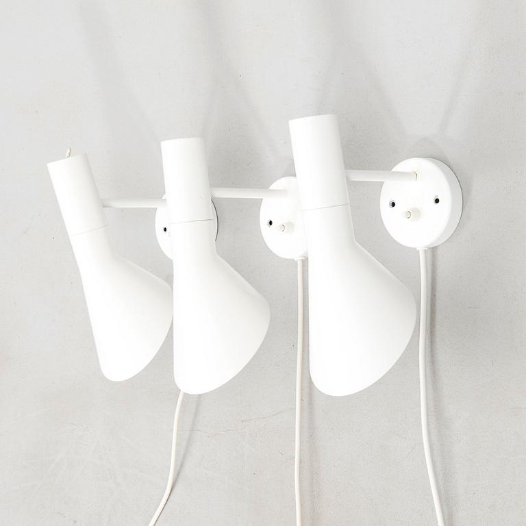 Arne Jacobsen, vägglampor 3 st AJ för Louis Poulsen Danmark 2000-tal.