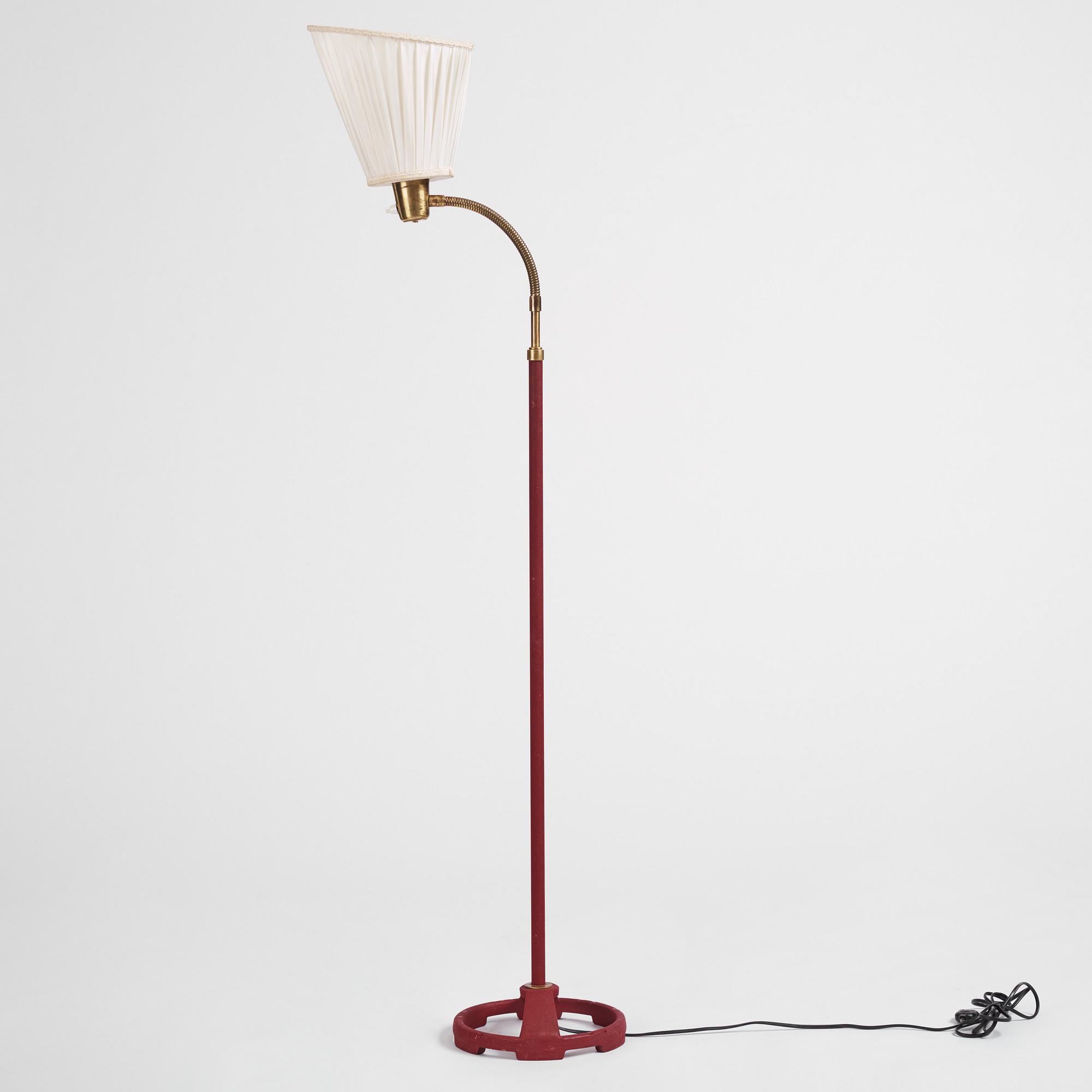 Bertil Brisborg, golvlampa, modell "32631", Nordiska Kompaniet, 1950-tal.