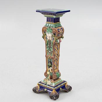 A pedestal, Gustafsberg, 1885.