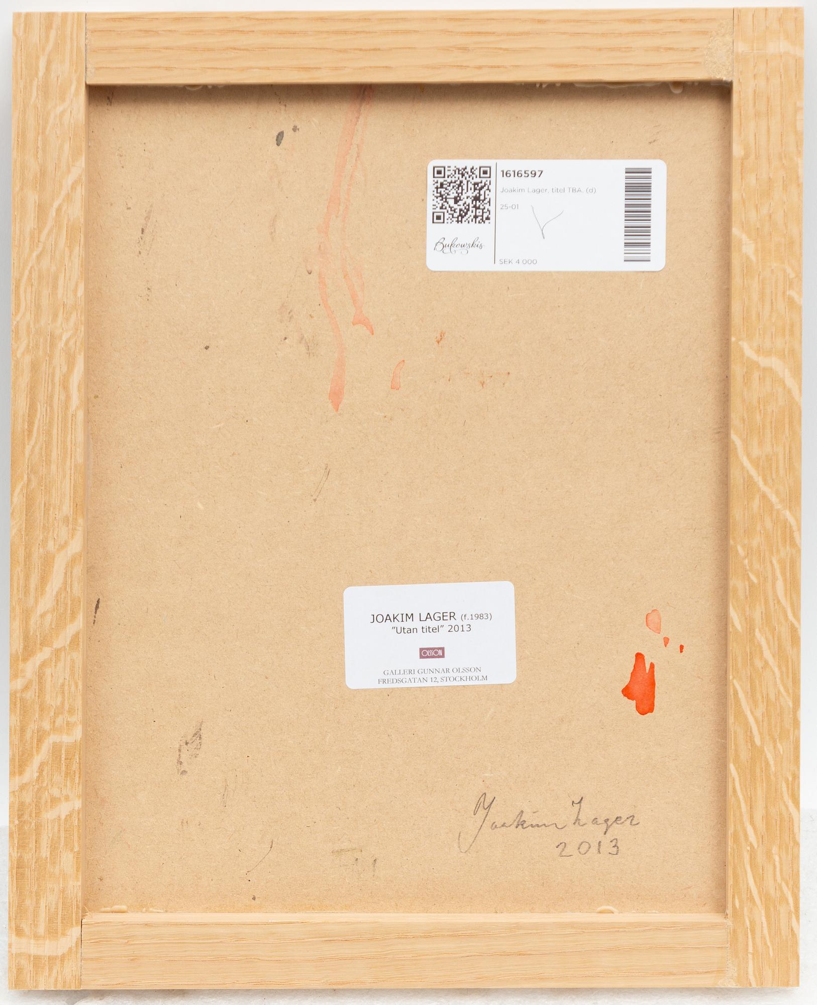 Joakim Lager, Untitled.