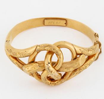 ARMBAND, Gustaf Möllenborg, Stockholm, 1856.