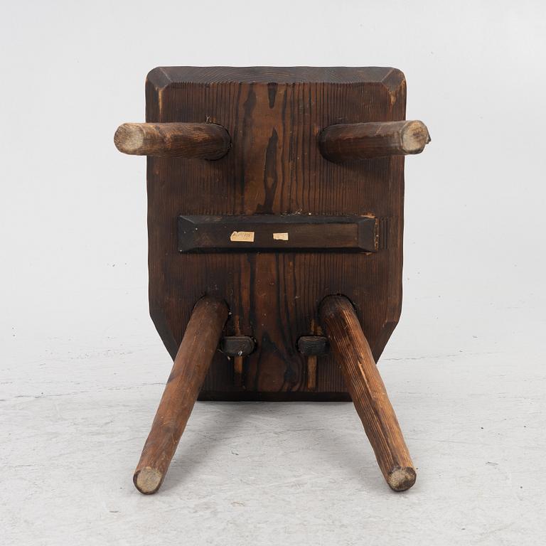 Dining group, 5 pieces, so-called sports cabin furniture, mid-20th century.