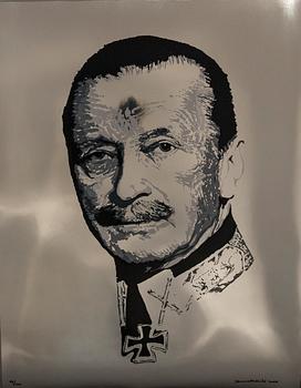 GRAFIKMAPP, "Mannerheim", färglitografier, 5 st, olika konstnärer, sign., dat. 2008/08 och numrerade 48/100.