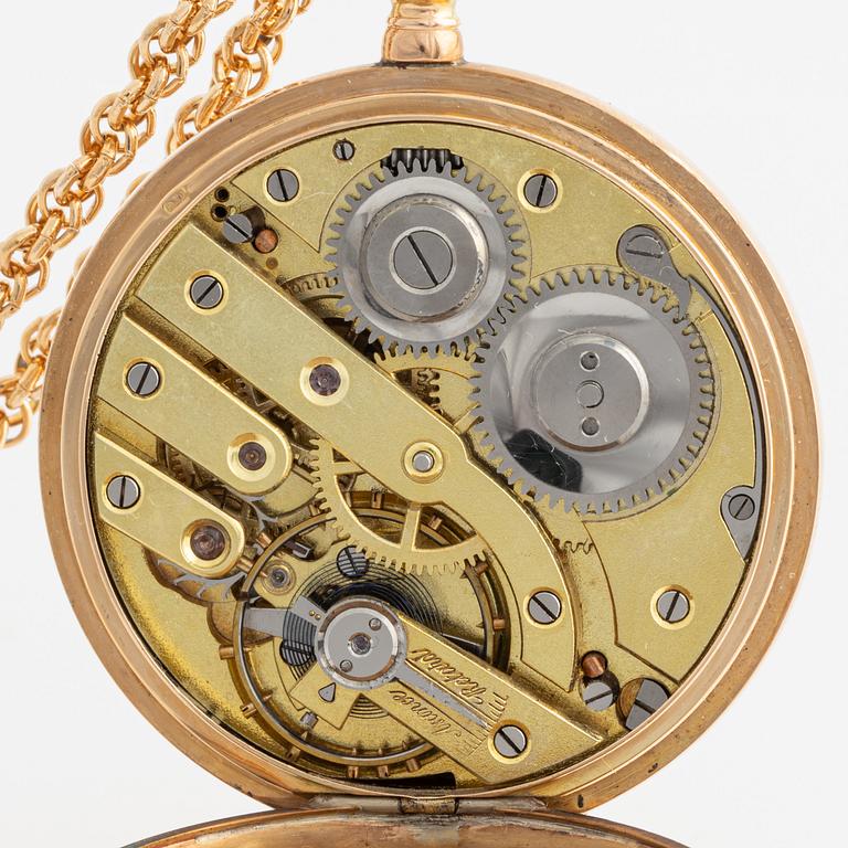 Ladie's pocket watch. hunter, 35 mm.