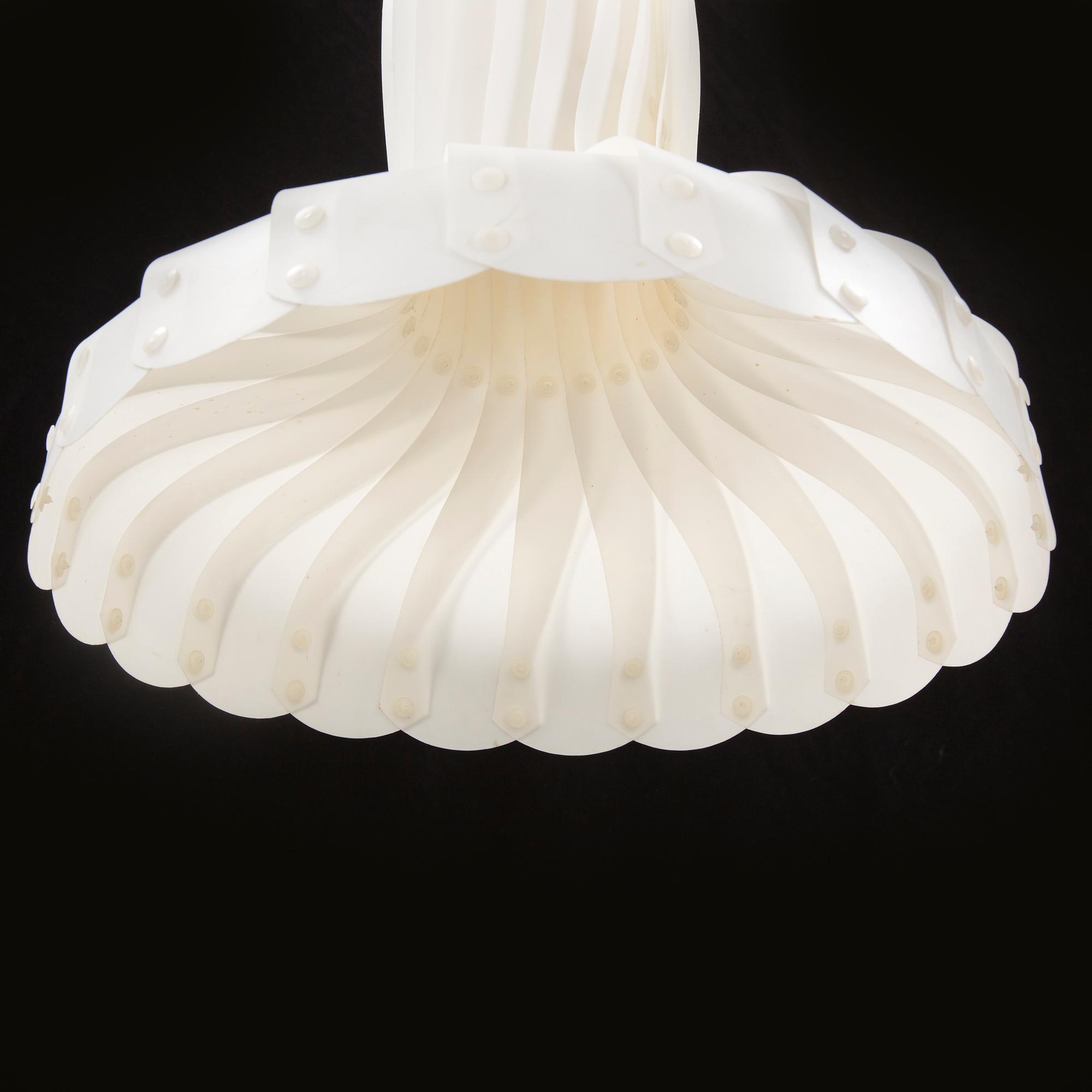 A 1960s ceiling light pendant by Scan-light Markaryd Sweden.