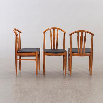 A SET OF SIX CHAIRS SECOND HALF OF 20TH CENTURY.