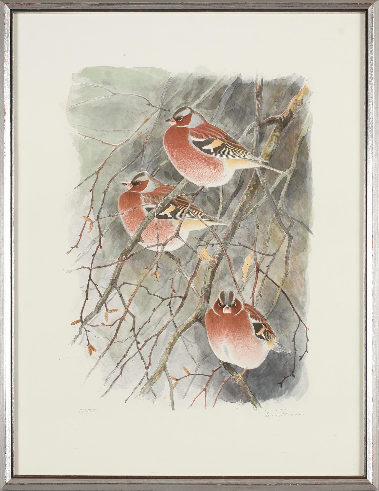 LARS JONSSON, färglitografi, signerad och numrerad 137/215.