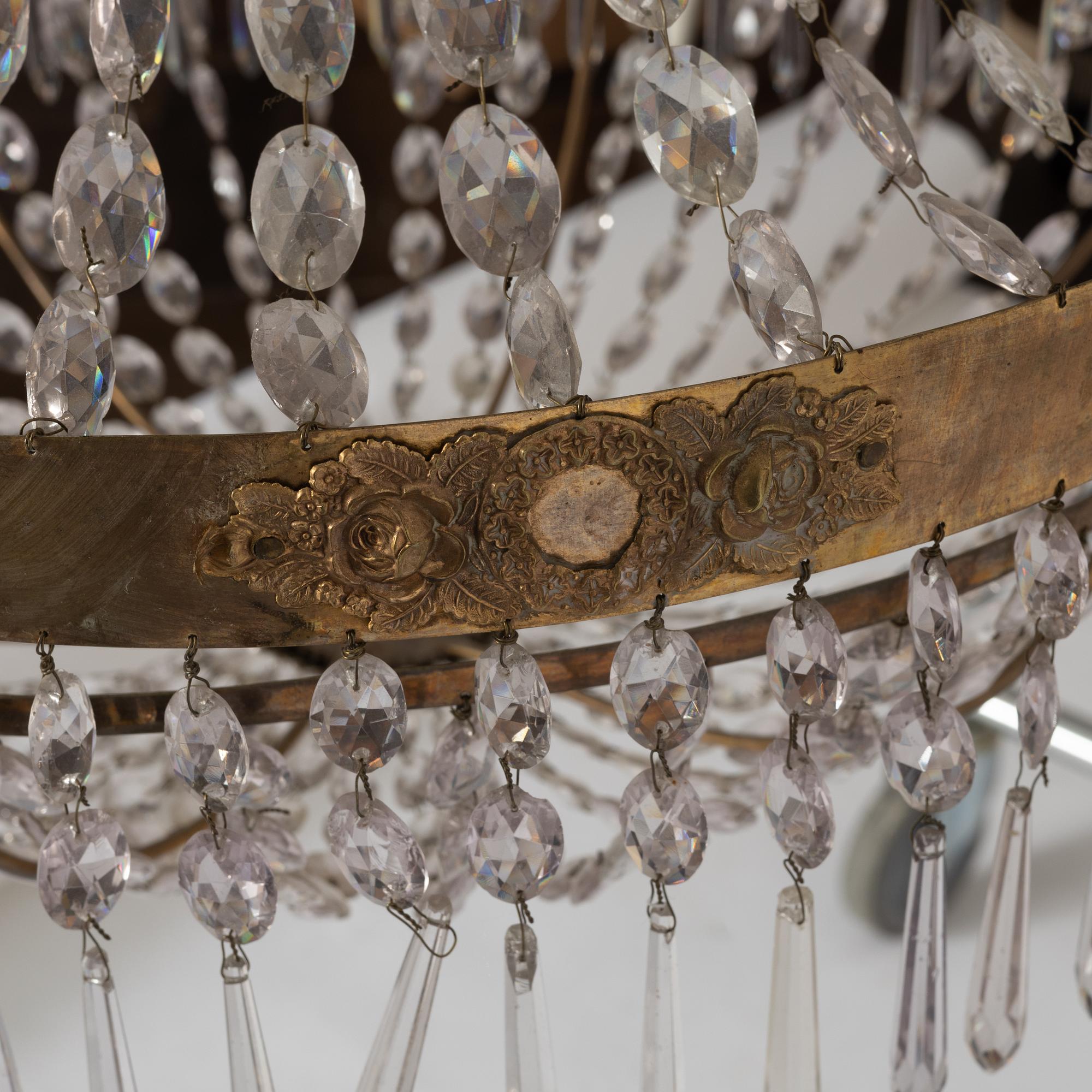 Ljuskrona. Karl-Johan, 1800-talets första hälft.