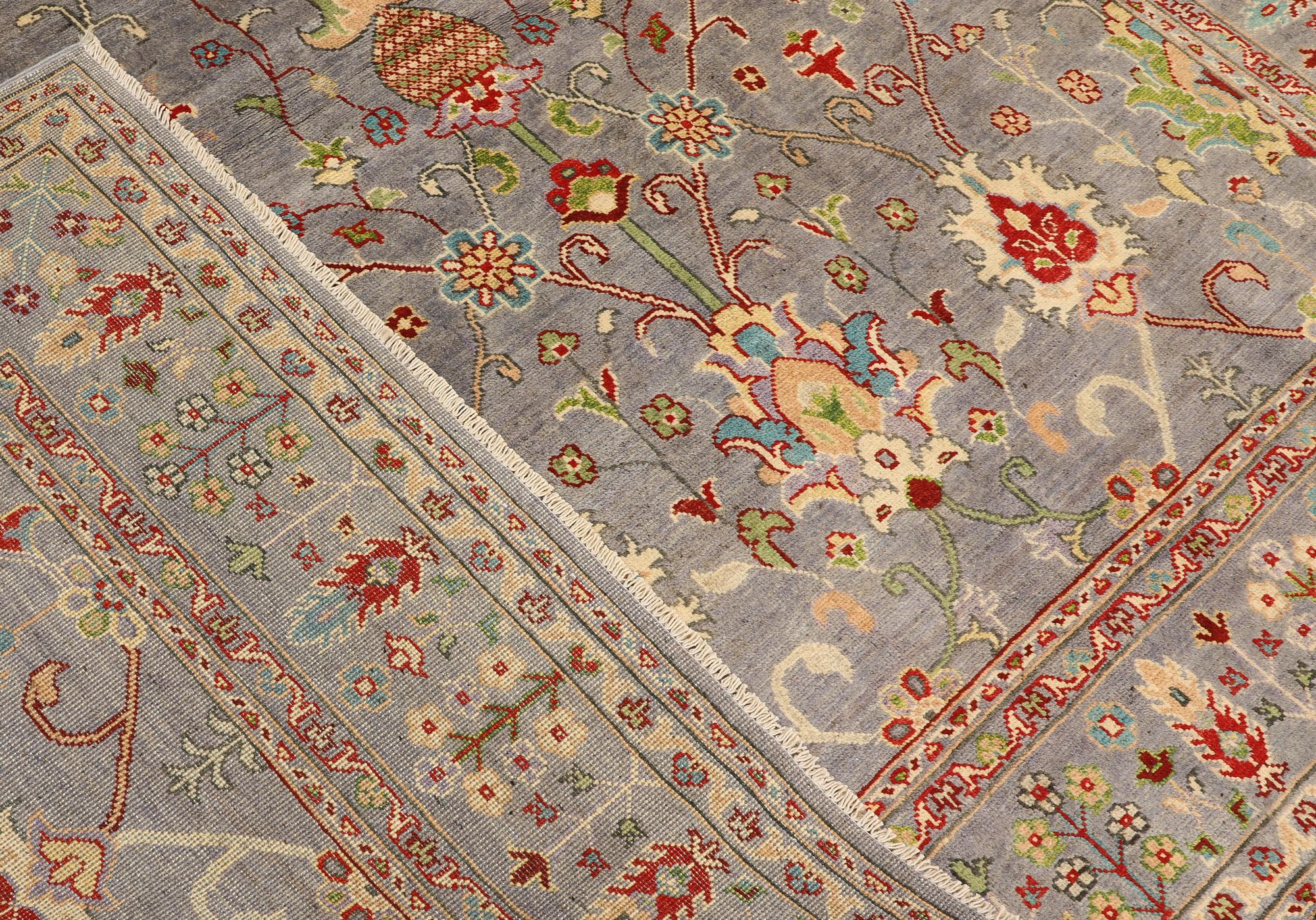 A carpet, Ziegler design, approx. 357 x 265 cm.