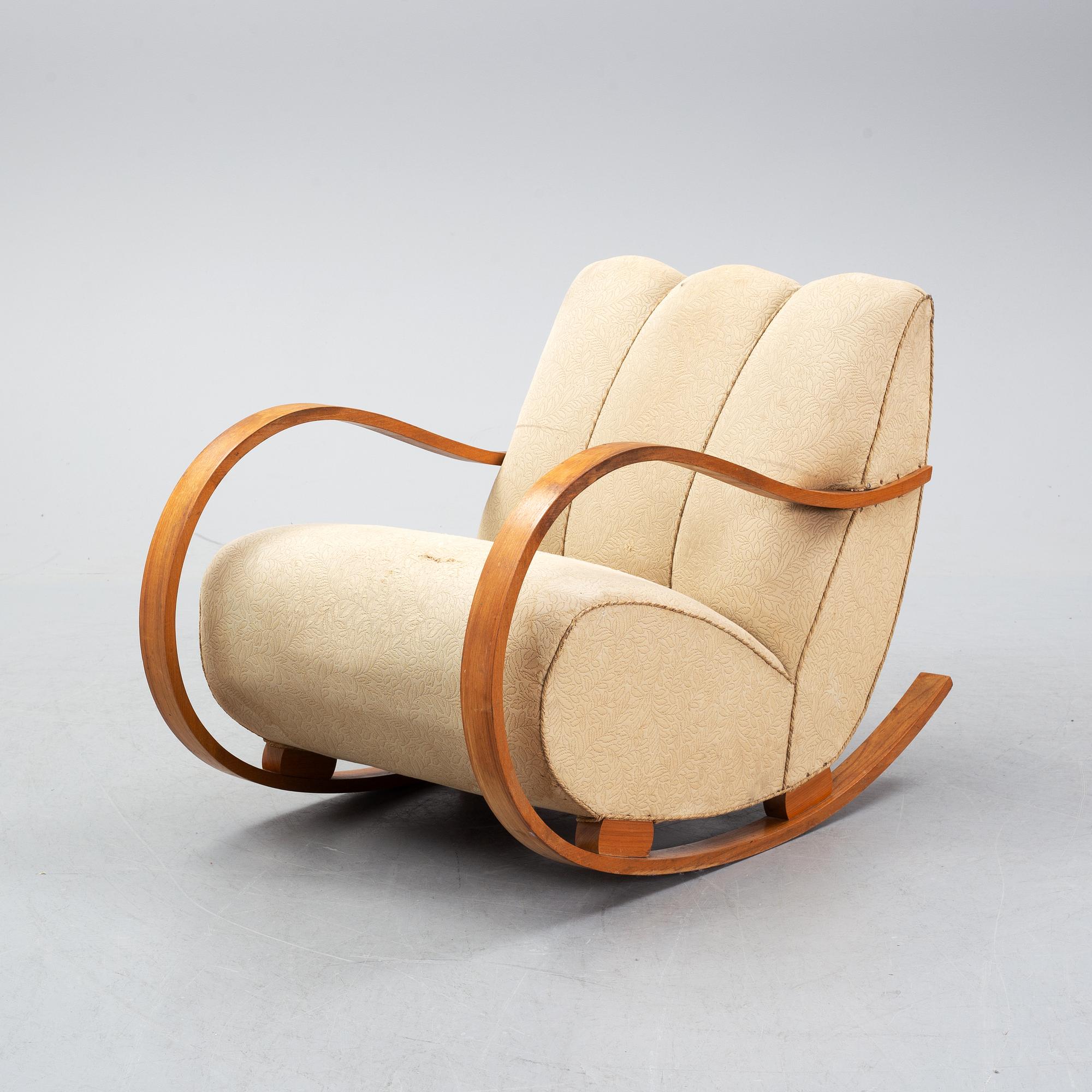 A rocking chair, Swedish Modern, probably 1940's.