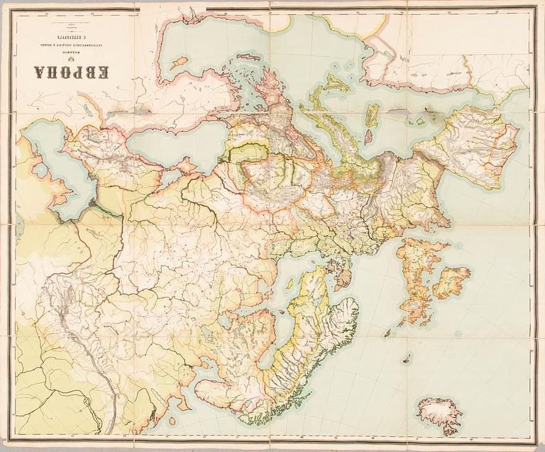 KARTTA, Venäjä, 1900-luvun alku.