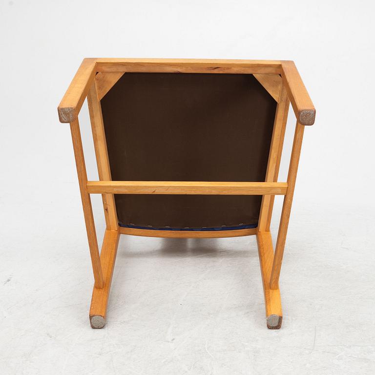 Carl Malmsten, dining table "Herrgården", and chairs, 6 pcs, "Ambassadör".