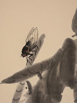 Qi Baishi, after, Lotus, 20th century.