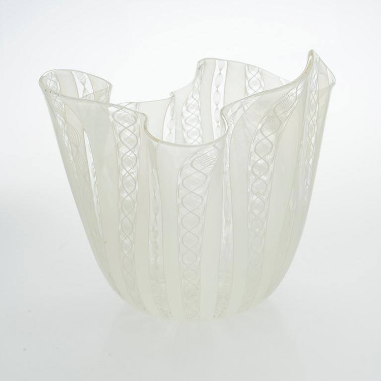 Paolo Venini & Fulvio Bianconi, A 'Fazzoletto' glass vase, Murano Italia.