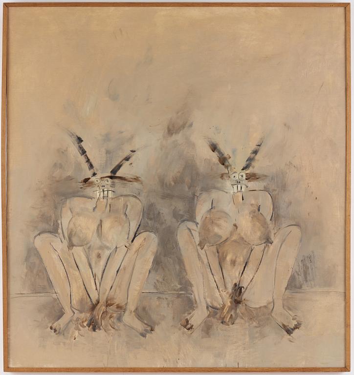 Louis Cane, oil on canvas, signed and dated 1981 verso.