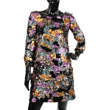 PUCCI, a multicolour spangle dress.