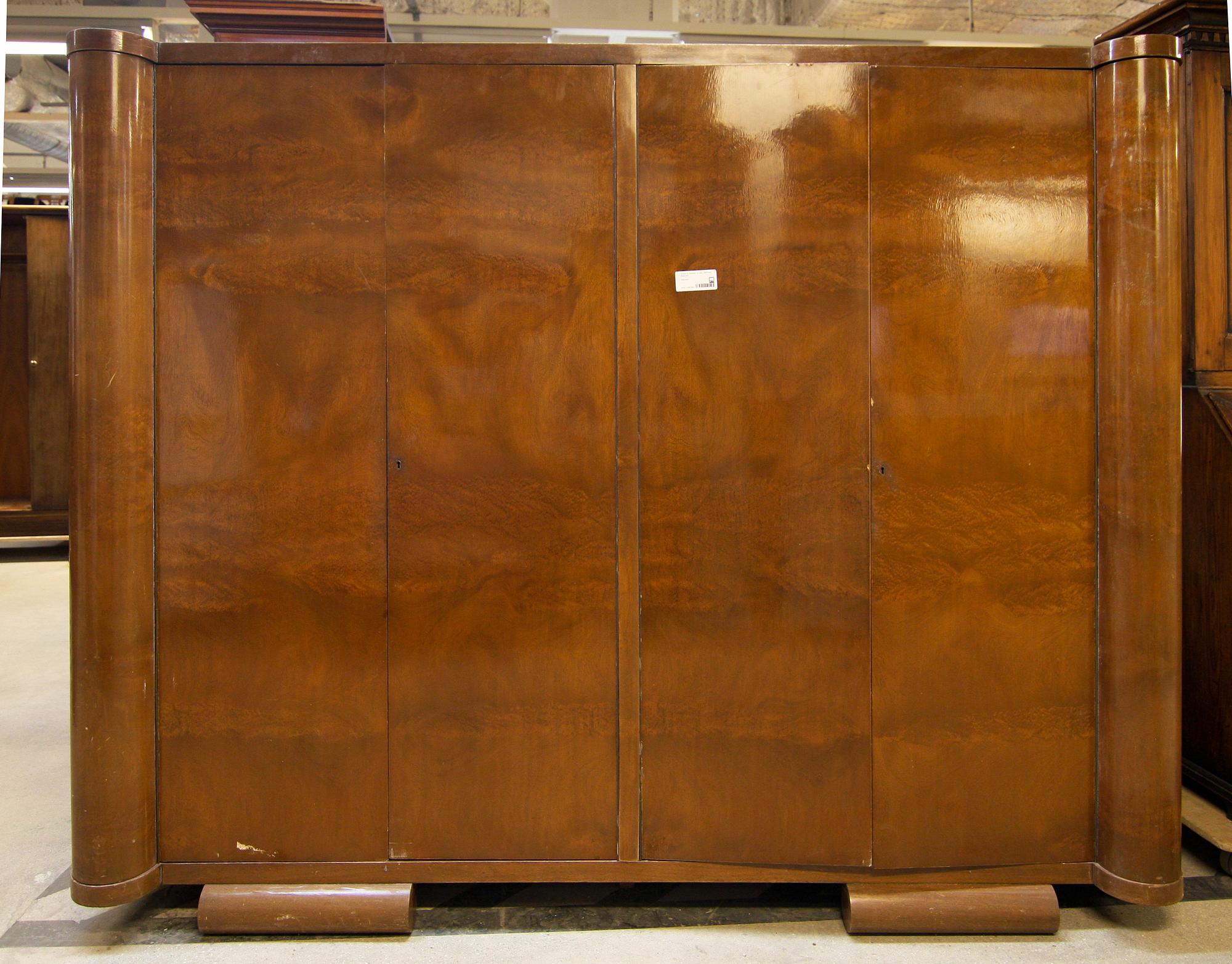 KLÄDSKÅP, art deco, 1900-talets första hälft.