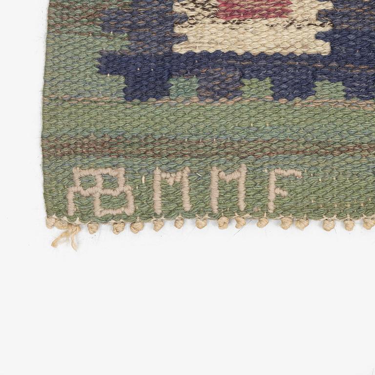 Märta Måås-Fjetterström, matta, "Grön äng", rölakan, ca 305 x 200 cm, signerad AB MMF.