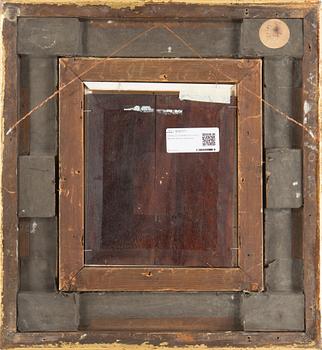CHARLES FRANCOIS FELU, oil on board, signed.