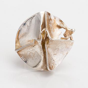 Björn Weckström, A stelring silver ring "Jaara's dream". Lapponia 1969.