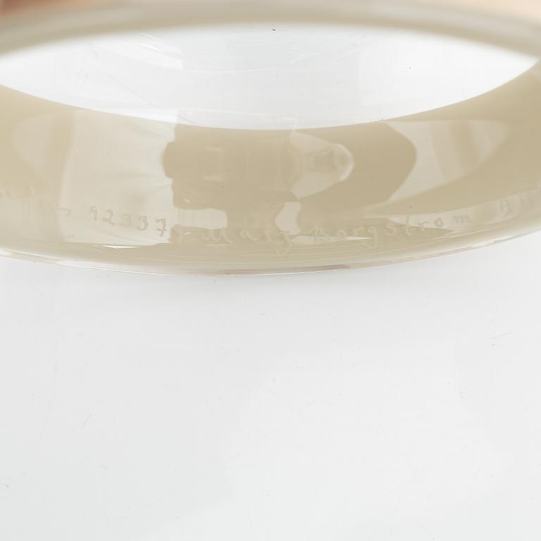 Matz Borgström, a glass sculpture, Orrefors, Sweden.