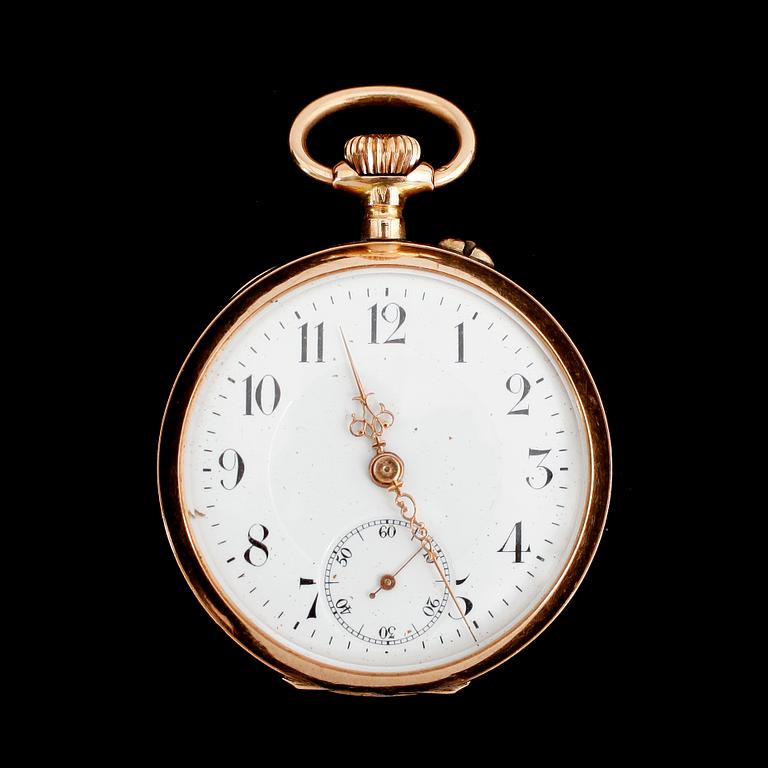FICKUR, 14 k guld, sekelskiftet 1900.