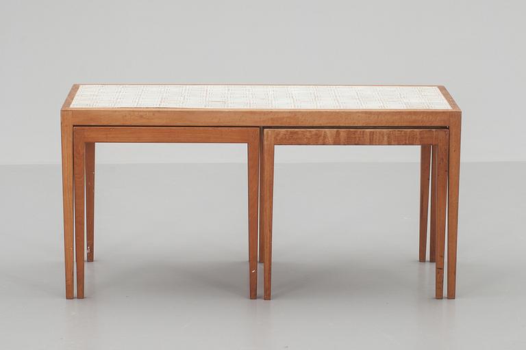 BORD, 3 stycken, 1950-60-tal.