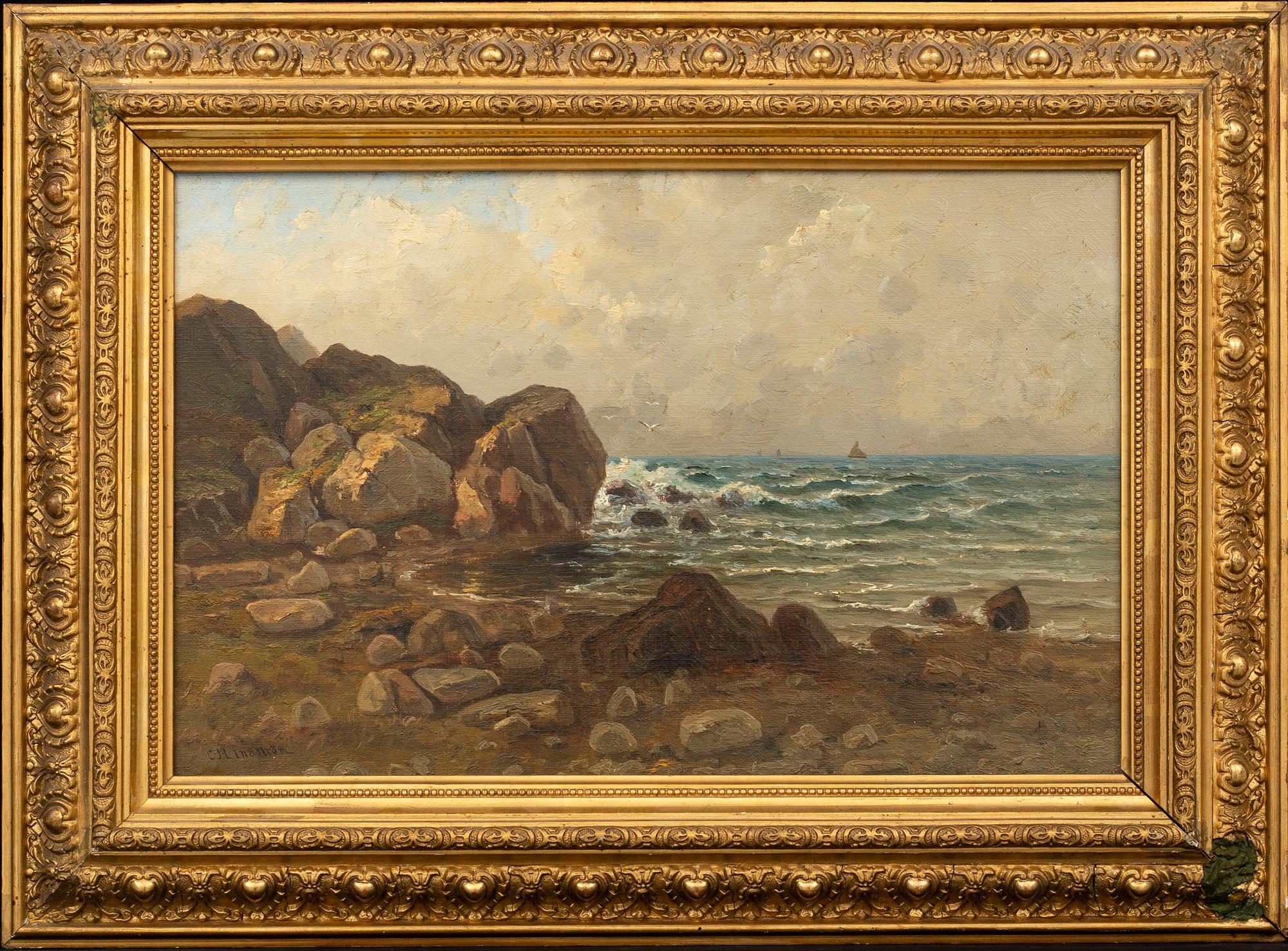 CARL JOHAN LINDSTRÖM, oli on canvas signed.