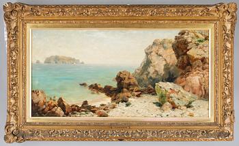 HENRY BRITTAN WILLIS, olja på duk, sign H.B. Willis.