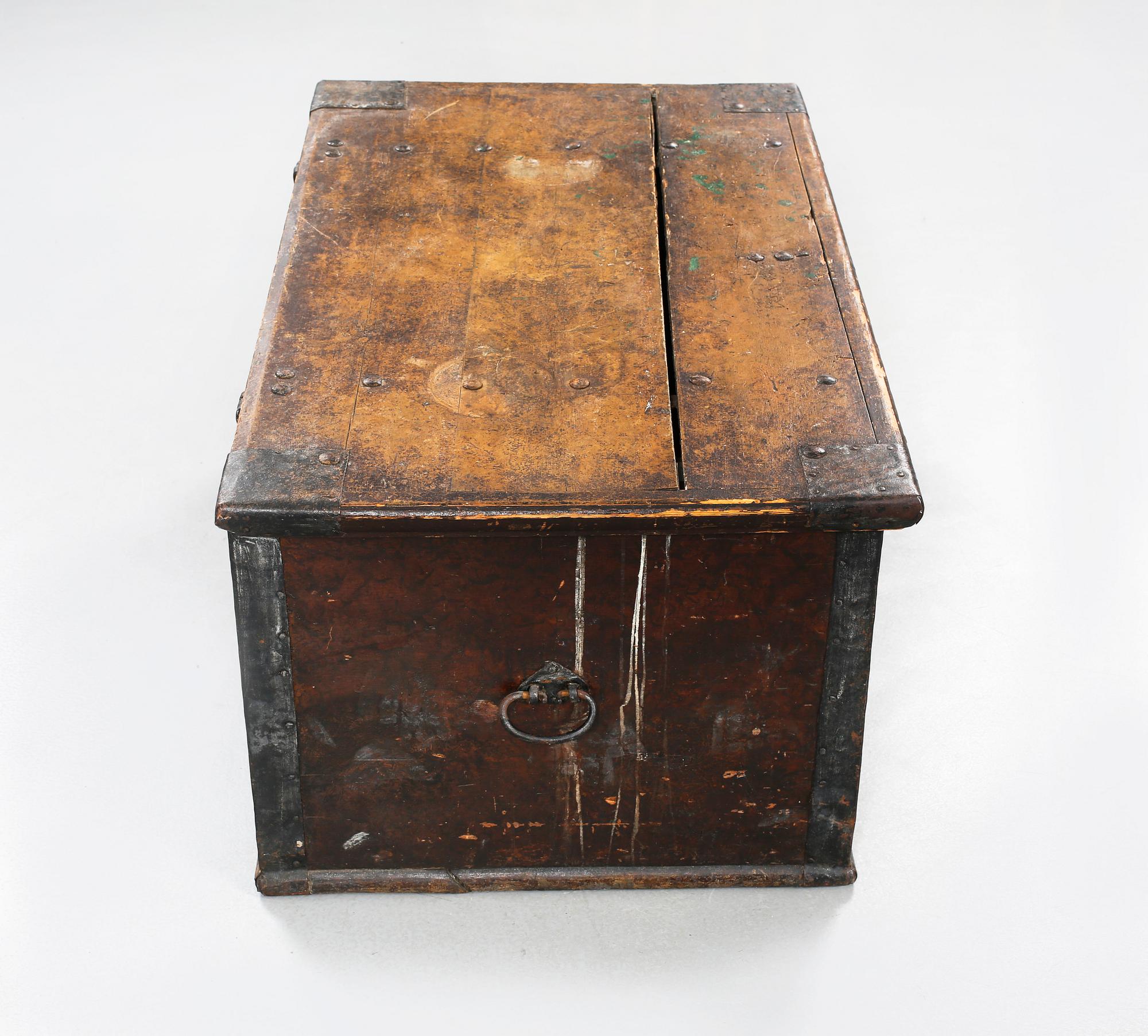 An 18th century chest.