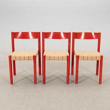 Axel Larsson, chairs, 7 pcs, for Balzar Beskow, 1970s,.