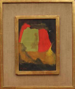 ASGER JORN, gouache, sign.