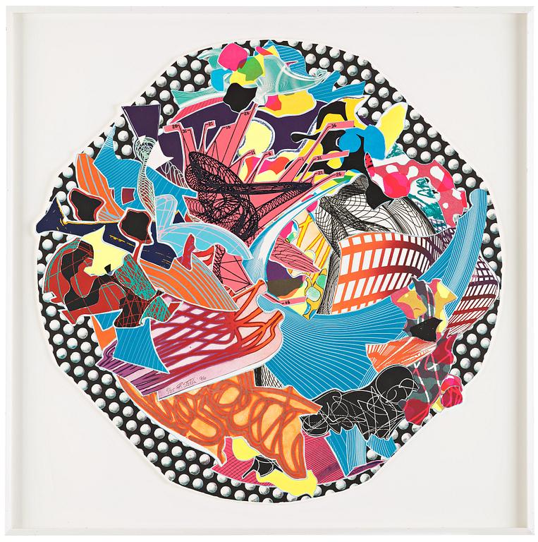 Frank Stella, "Fattiputt" from "Imaginary Places II".