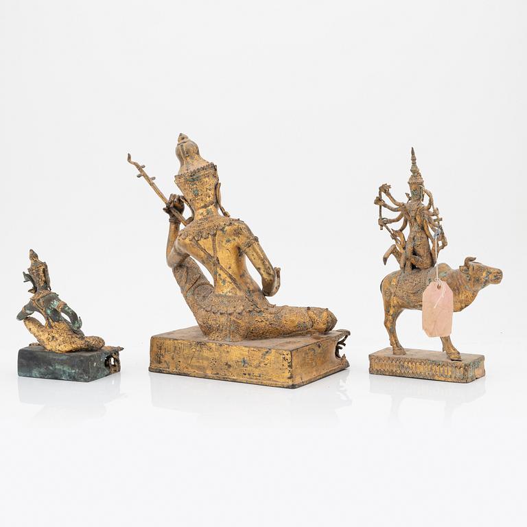 Three  Buddhas, Thailand, 20th century.