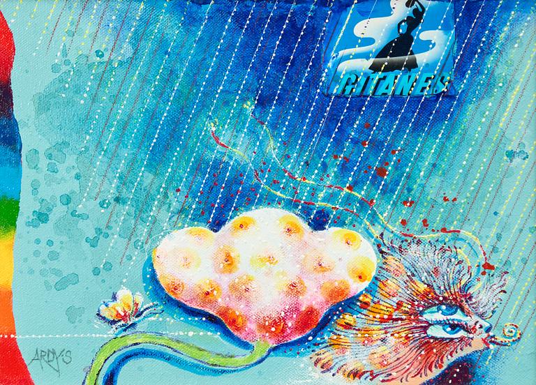 Ardy Strüwer, "Rainbow Flower".