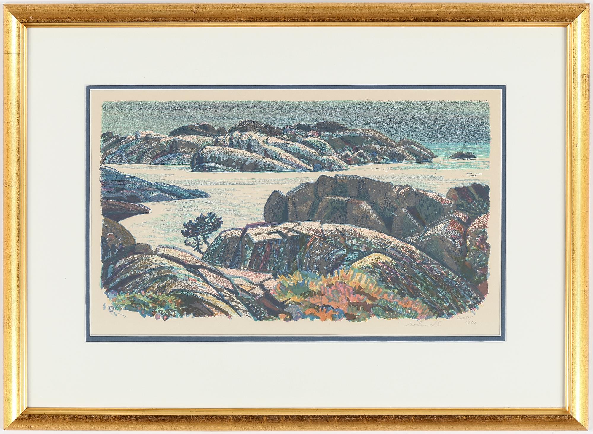 ROLAND SVENSSON, färglitografi, signerad och numrerad 209/360.