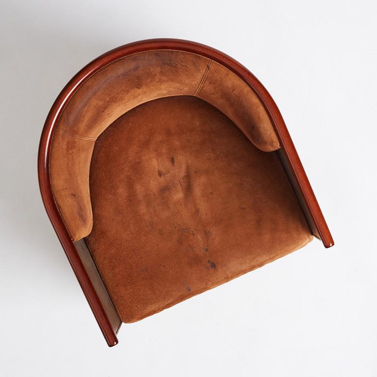 Mats Theselius, a 'Järn/Mocca' lounge chair, ed. 41/360, Källemo, Sweden, post 1994.