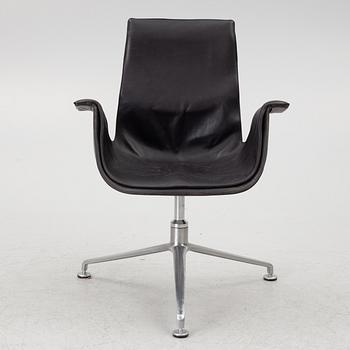 Preben Fabricius & Jørgen Kastholm, armchair model FK 6725 'Tulip, Kill International, 1960s.