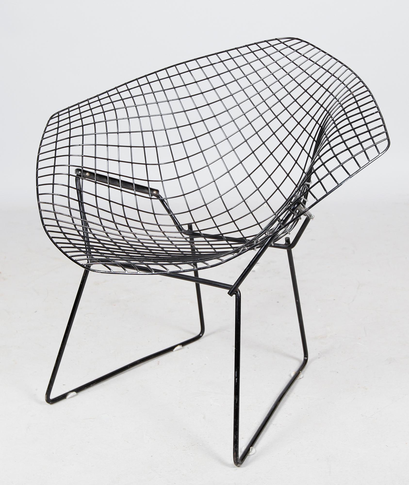 FÅTÖLJ, "Diamond Chair", Harry Bertoia, 1960-tal.
